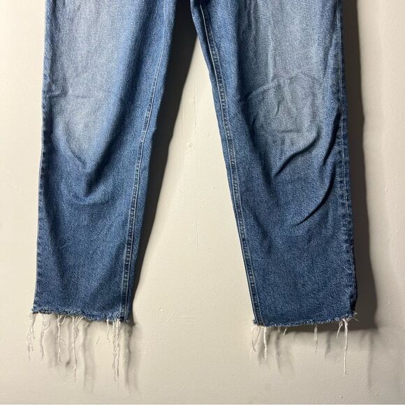 J Crew Classic Straight Raw Hem Blue Jeans size 27 - Picture 6 of 12